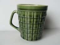PRUSZKÓW KUBEK do HERBATY KRATKA irka IRENA kolor ZIELEŃ SZPINAK do WITRYNY