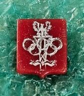 ODZNAKA POLSKI KOMITET OLIMPIJSKI OLIMPIADA MOSKWA 1980 MINIATURKA