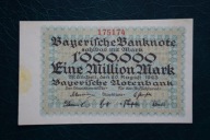 Banknoty Niemcy Munchen 1000000 marek 1923 rok stan 1- rzadki!!!