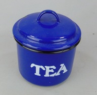 Garnek emaliowany PRL - Silesia Rybnik