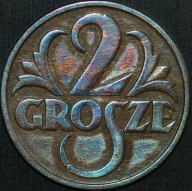 2 grosze 1928 - przyzwoity egzemplarz