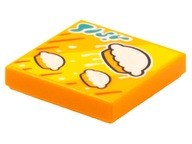 LEGO 3068bpb1561 TILE 2x2 VIDIYO pomarańczowa 1szt Nowa