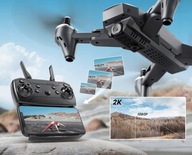 Dron DEERC D10 z 2K HD FPV, funkcją Tap Fly, z dwoma bateriami i etui