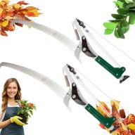 NOŻYCE TELESKOPOWE PARKSIDE Z PIŁA 2W1 DŁUGIE SOLIDNE OGRODU GAŁĘZI KRZEWÓW