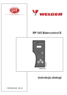 Welger Balercontrol E RP 545 - instrukcja obsługi sterownika PL (2014)