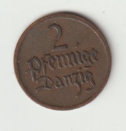 WM Gdansk 2 pfennig 1926 lady stan