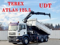 MAN TGA 26.350 *WYWROTKA 4,90m *TEREX ATLAS 125.2 * 6x4 * STAN BDB