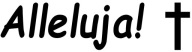 Naklejka naścienna Alleluja WIELKANOC OZDOBA