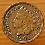1 CENT INDIAN HEAD 1901