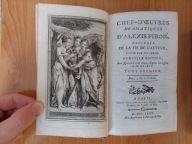 1775 - Piron - Chef Oeuvres Dramatiques - Gustaw Waza