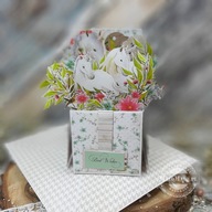 KARTKA POP UP HANDMADE RĘKODZIEŁO JEDNOROŻCE