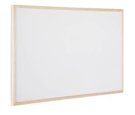 Tablica Magnetyczna Biała Suchościeralna 60x40 / 40x60cm w Ramie Drewnianej