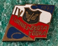 ODZNAKA IV TURNIEJ BOKSERSKI ZŁOTA ŁÓDKA - ŁÓDŹ 1977