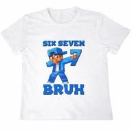 Bluzeczka T-shirt koszulka 67 six seven 164-170cm 16lat