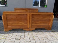 Łóżko antyczne dębowe podwójne.