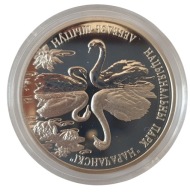20 RUBLI 2003 BIAŁORUŚ ŁABĘDŹ NIEMY SREBRO AG PROOF STAN MENNICZY L