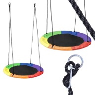 HUŚTAWKA TMEFORBABY BOCIANIE GNIAZDO KOLOROWA DLA DZIECI