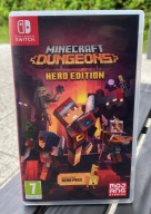 Minecraft Dungeons Hero Edition Nintendo Switch pudełko kartridż