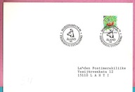 Aland 1991 Finlandia st.Mariehamn, las sarna jeleń