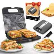 OPIEKACZ DO KANAPEK DUŻY XXL TOSTER 4 KANAPKI TOST 1400W + SZPATUŁKA GRATIS