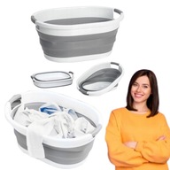 MISKA SILIKONOWA SKŁADANA KOSZ NA PRANIE BIELIZNĘ WANIENKA DO ŁAZIENKI