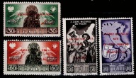 Polska II Korpus Włochy 1945-46 | Komplet 4 zn. kwestarskich MNH **** LUX