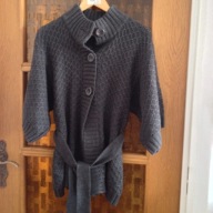 SWETER ATMOSPHERE M SZARY CIEPŁY PASEK PUDEŁKO