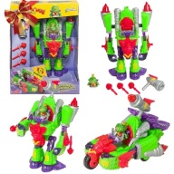 SUPERTHINGS ROBOT TURBO WARRIOR SPEED POJAZD FIGURKA KAZOOM POWER TRANSFORM