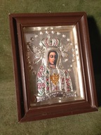 Matka Boska - Polski obrazek / ikona z czasów PRL-u