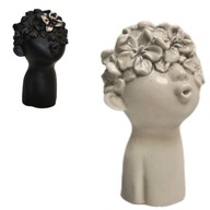 MAŁA FIGURKA GIPSOWA GŁOWA OZDOBA DO OGRODU DOMU NA PREZENT PODARUNEK