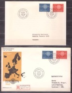 Szwecja CEPT Europa koperty FDC 1960 (1)