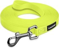 AJ284 Smycz treningowa Looxmeer 25m – wodoodporna linka, neonowa żółta