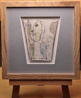 Levkovitch (1936-2025) PODGLĄDACZE 1980 technika mieszana PRACA SYGNOWANA