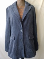 Marynarka granatowa, sztruksowa - 38/40