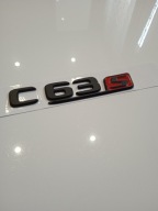 EMBLEMAT MERCEDES C63/C53/C43 CZARNY MAT/POŁYSK LUX