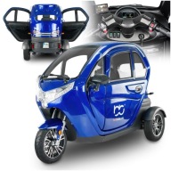 SKUTER MOTOROWER ELEKTRYCZNY TRÓJKOŁOWY Z DACHEM CITY GO MICRO CAR BILI