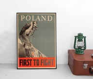 A2 Plakat Poland first! PSZ Siły Powietrzn II WS