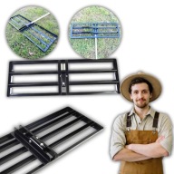 NIWELATOR TERENU RĘCZNY METALOWY POD SIANIE TRAWY PIASKOWANIE 90 NA 30 cm
