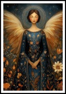 A2 OBRAZ PLAKAT ANIOŁ, PLAKAT Z ANIOŁEM, ANIELSKIE SKRZYDŁA, ANIELICA, NR12