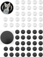 60x ZESTAW DO TWORZENIA OKRĄGŁYCH MAGNESÓW NA LODÓWKĘ DIY MAŁE MAGNESY