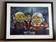 UNIKAT: Wiedźmin - PEPE | Ręczny Haft | 231 tys. krzyżyków | 530h Pracy