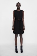 Zara 34 XS mała czarna sukienka fason marynarki