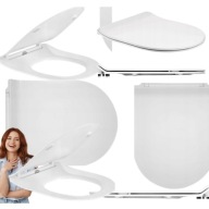 UNIWERSALNA DESKA SEDESOWA WC SUPER SLIM DUROPLAST WOLNOOPADAJĄCA KOŁO