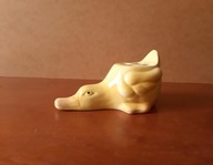 Pojemnik ceramiczny w kształcie kaczki / wazon do ikebany | vintage