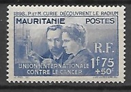 Mauretania xx M593 Maria Skłodowska-Curie MNH VF 20euro