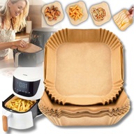 100X WKŁAD AIR FRYER PAPIER WKŁADY PAPIEROWE DO FRYTKOWNICY BEZTŁUSZCZOWEJ