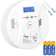 Czujnik Czadu Gazu Detektor Tlenku Węgla CO Certyfikat CE Baterie AA