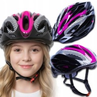 KASK ROWEROWY NA ROWER HULAJNOGĘ Z DASZKIEM DLA NASTOLATKI SZOSOWY 54-62CM