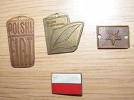 STARE PRZYPINKI METALOWE MIASTA GAZETA WSPÓŁCZESNA