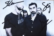 SYSTEM OF A DOWN - zdęcie z autografami